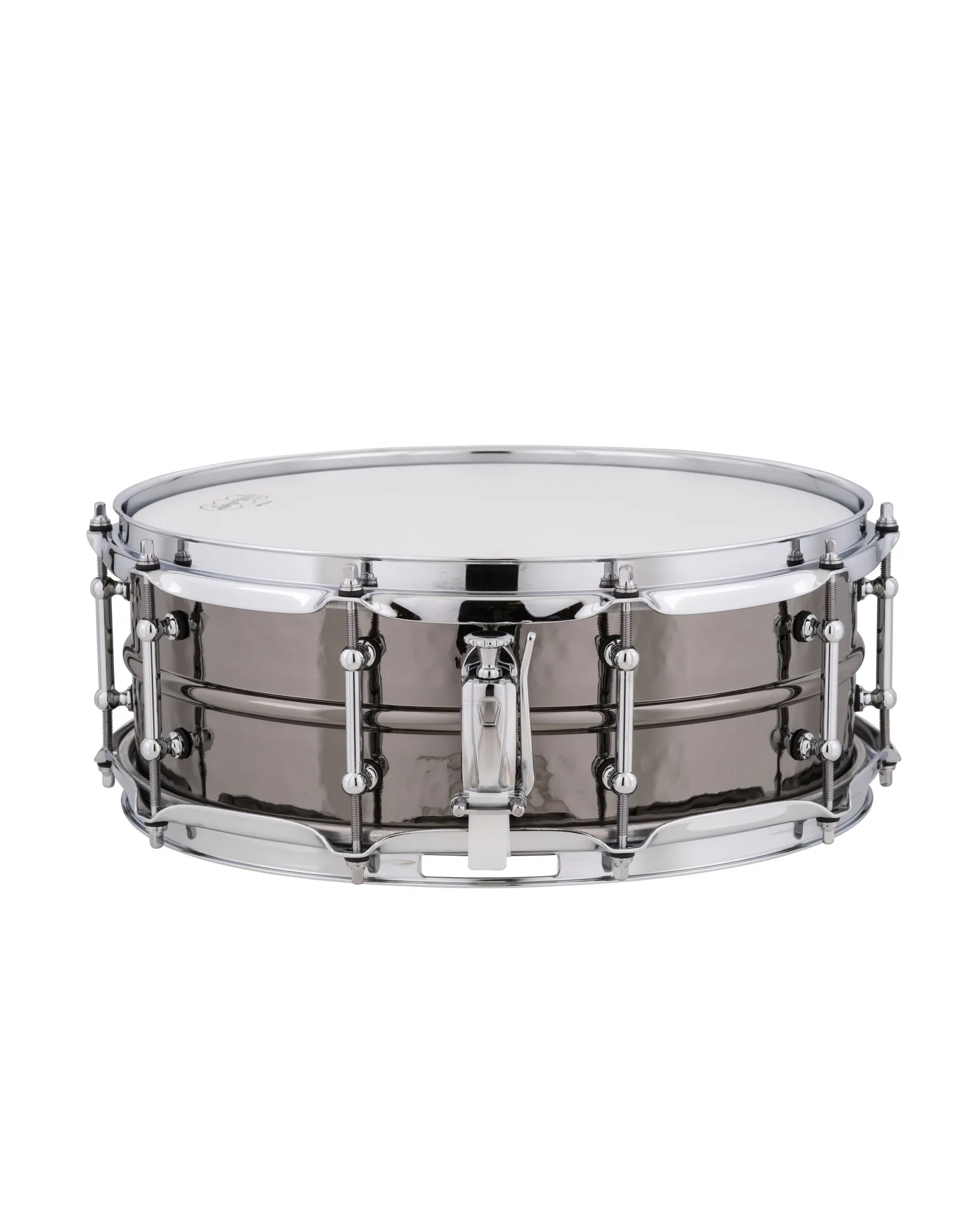 Black Beauty Brass Shell Snare. 5x14" Hammered Shell, Tube Lugs Ludwig Snare Drum LB416KT
