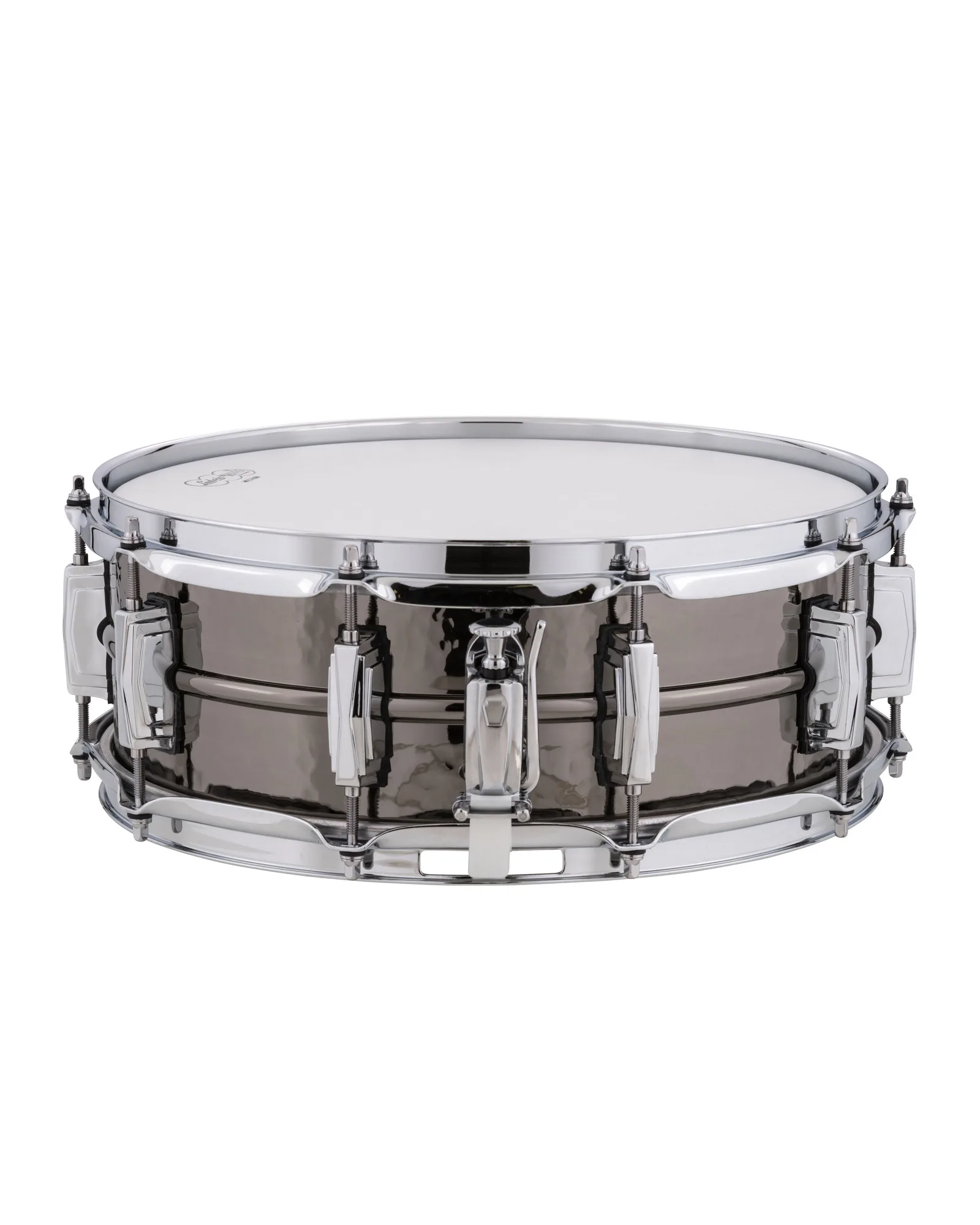 Black Beauty Brass Shell Snare. 5x14" Hammered Shell, Imperial Lugs Ludwig Snare Drum LB416K