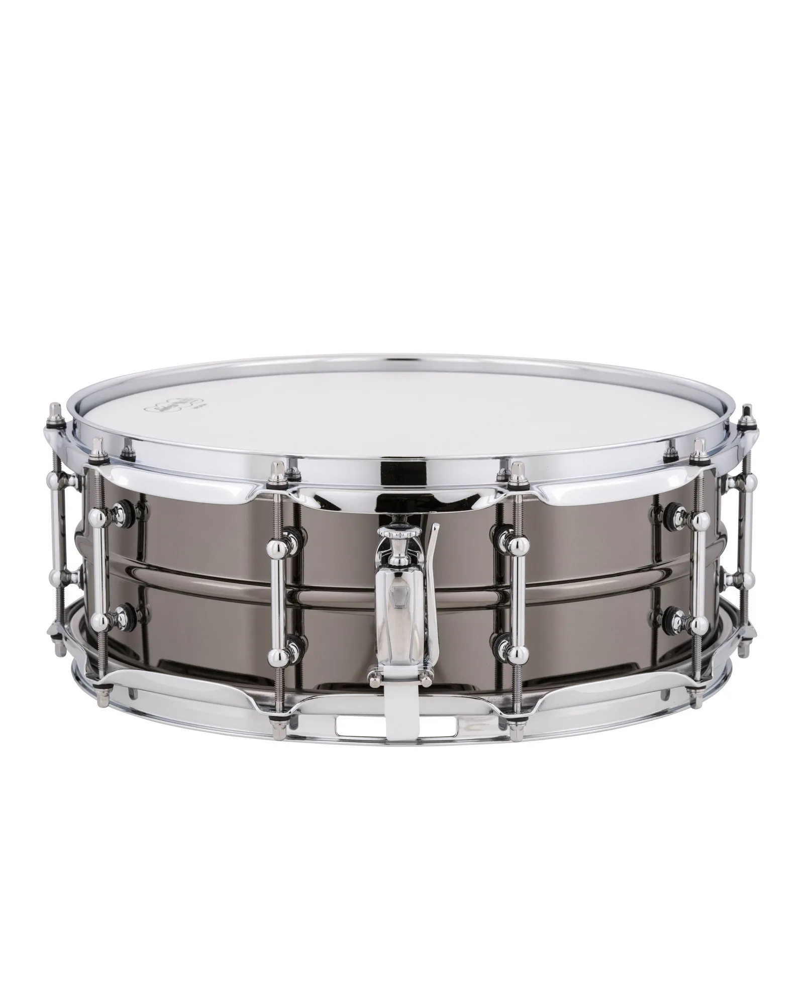 Black Beauty Brass Shell Snare. 5x14" Smooth Shell, Tube Lugs Ludwig Snare Drum LB416T