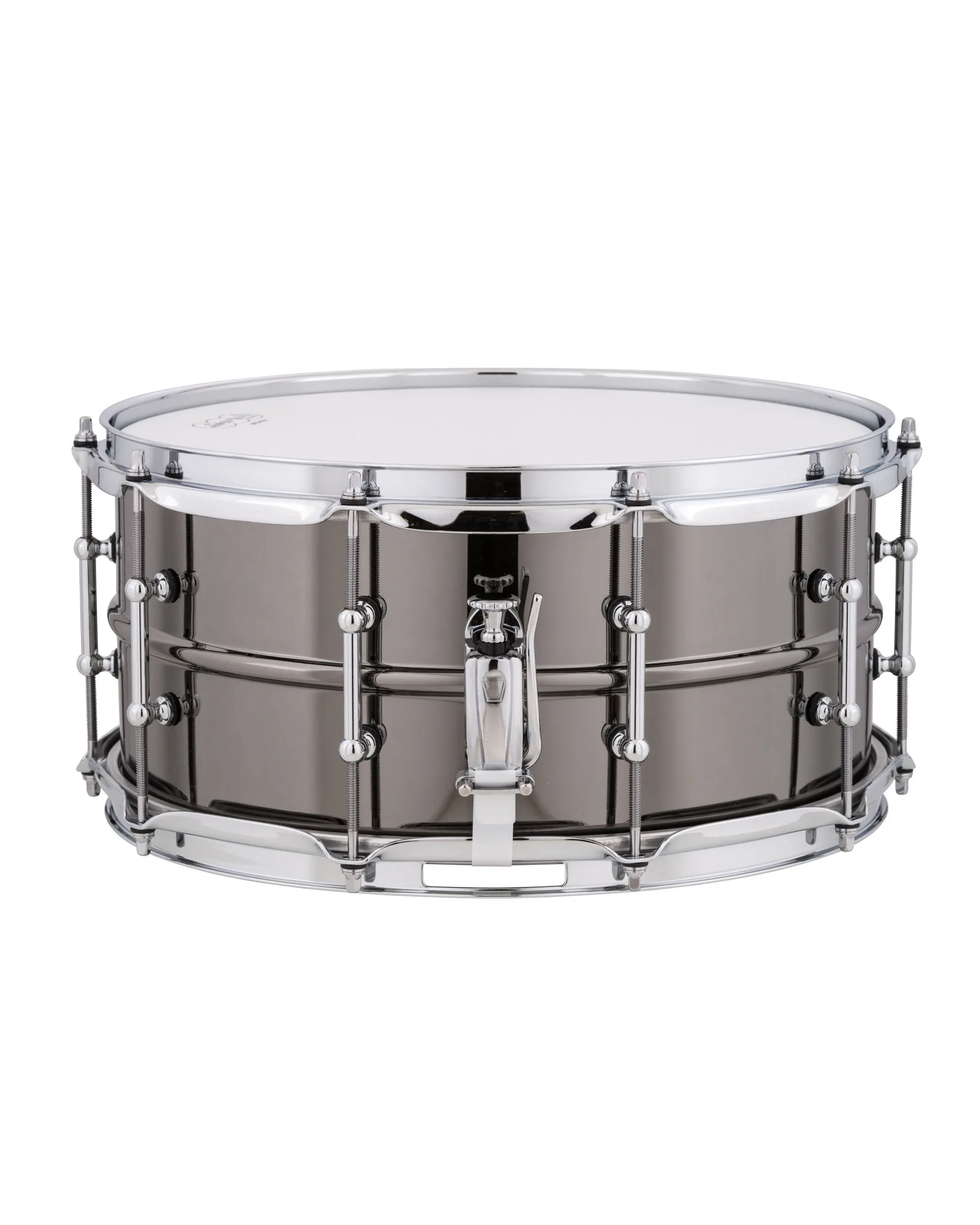 Black Beauty Brass Shell Snare. 6.5x14" Smooth Shell, Tube Lugs Ludwig Snare Drum LB417T