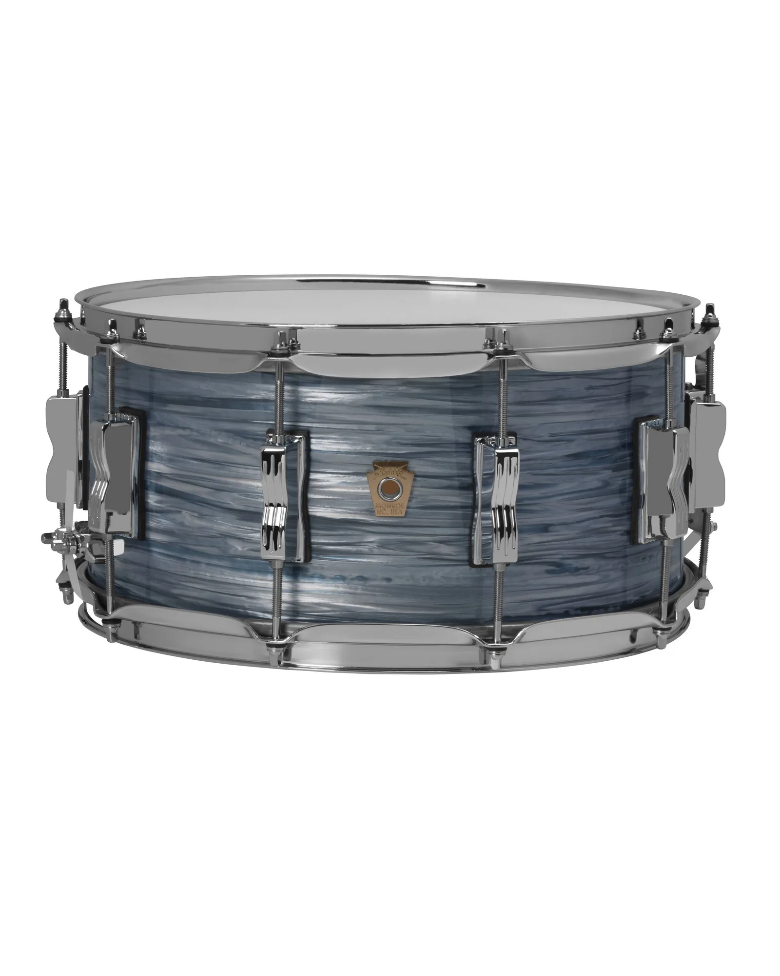 LS403XX2QWM_Ludwig_ClassicMaple_VintageBlueOyster_6.5x14_A.psd Ludwig Snare Drum LS403XX2QWM Classic Maple