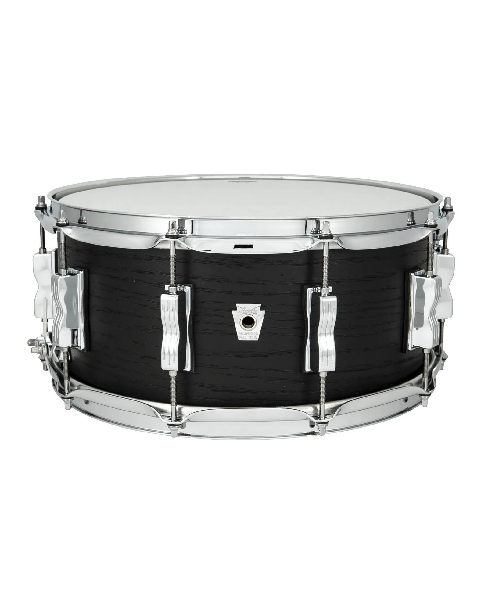 Ludwig Classic Oak 6.5x14 Snare Drum Night Oak_LS764XXBH_A.psd Ludwig Snare Drum LS764XXBH Classic Oak
