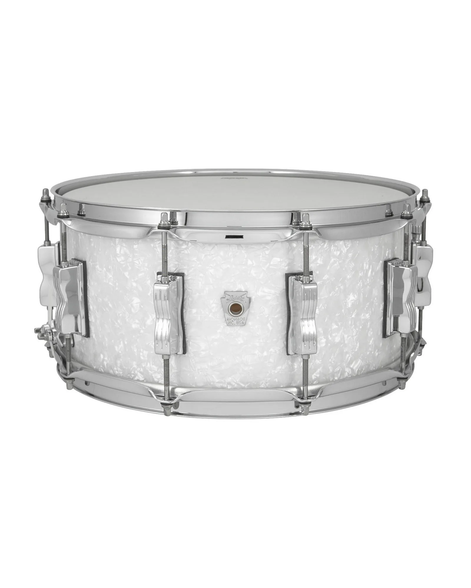Ludwig Classic Oak 6.5x14 Snare Drum White Marine Pearl_LS764XX0P_A.psd Ludwig Snare Drum LS764XX0P Classic Oak