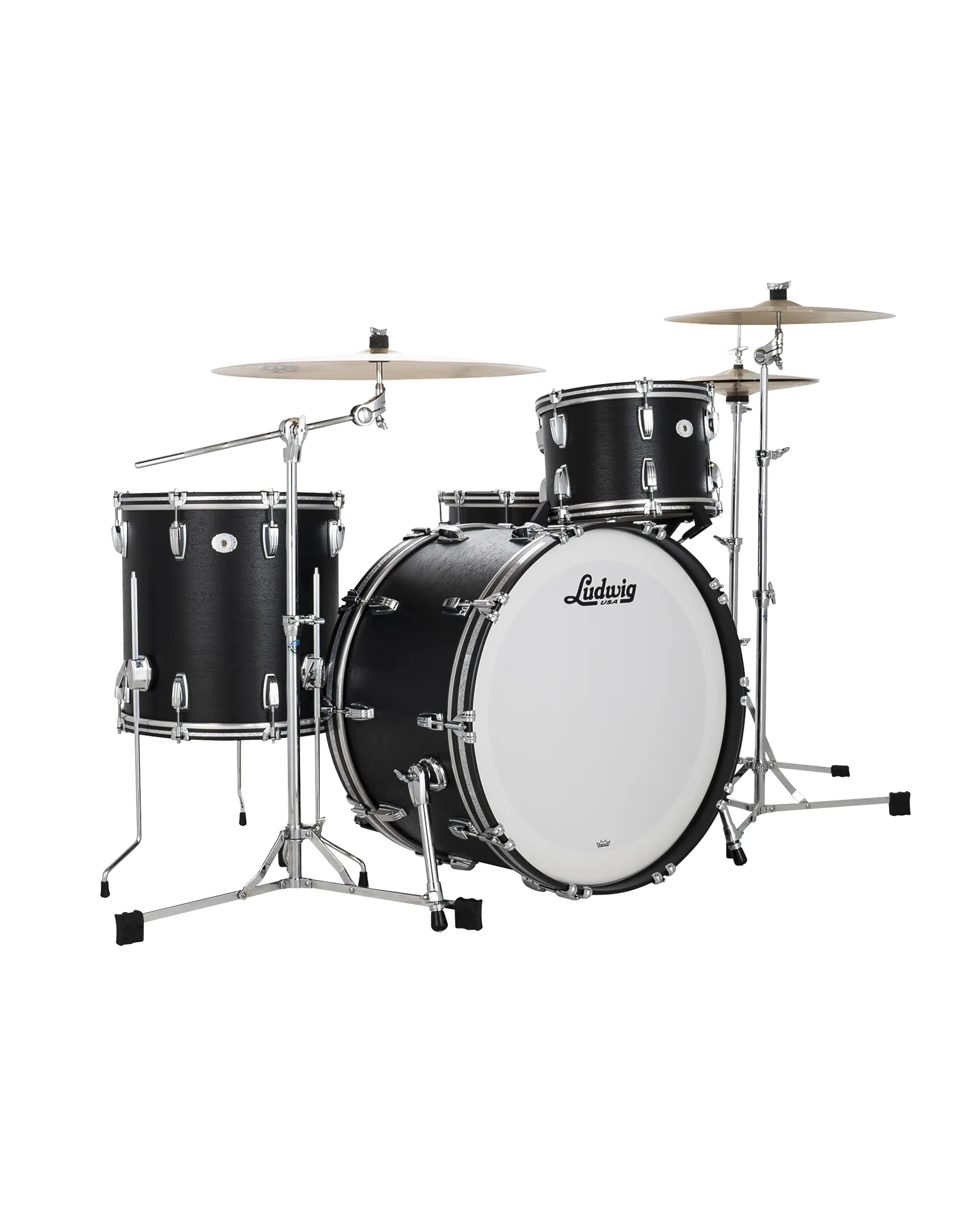Ludwig Legacy Mahogany Pro Beat Black Cat_A LLC5443LXGN Ludwig Legacy Mahogany LLC54433LXGN