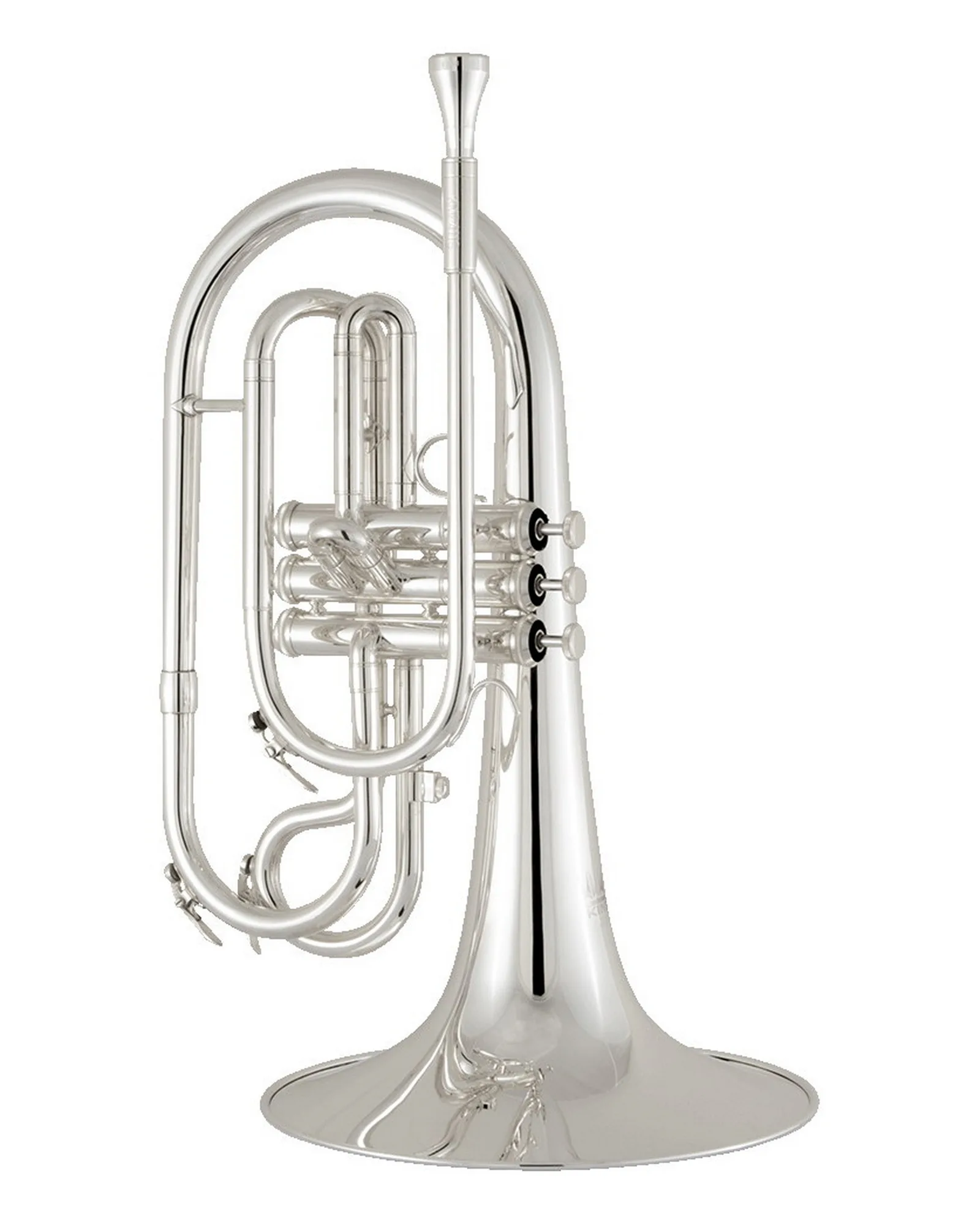 kmp411s-king-silver-marching-mellophone-in-fr-vr-fs King Performance Marching Mellophone in F KMP411S