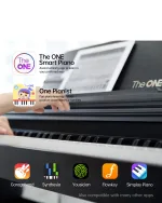 The ONE PLAY Smart Piano Black