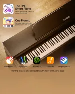 The ONE TOP2 Smart Piano Pro Black