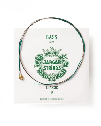 Jargar Strings Double Bass String, Classic D, Green Ball Single