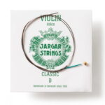 Jargar Strings Violin String, Classic, D, Ball, Green, Single