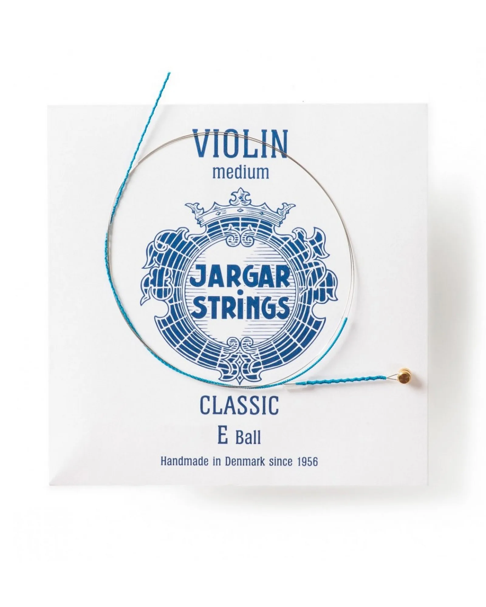 VIOLIN STRING, CLASSIC, E, BALL, BLUE SINGLE Jargar Strings Violin String, Classic, E, Ball, Blue Single