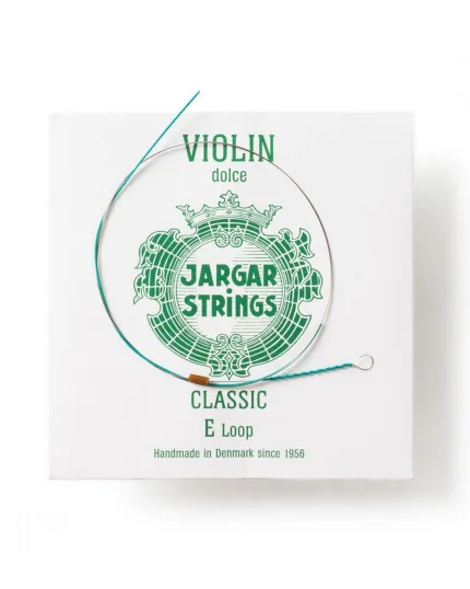 Jargar Strings Violin String, Classic, E, Loop, Green, Single