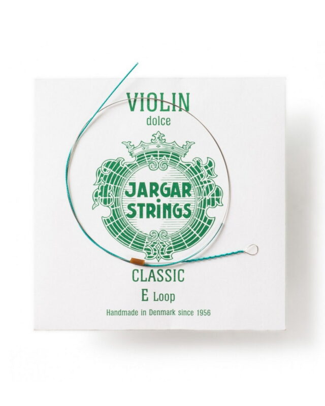 Jargar Strings Violin String, Classic, E, Loop, Green, Single