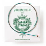 Jargar Strings Violoncello String, Classic D, Green Ball Single