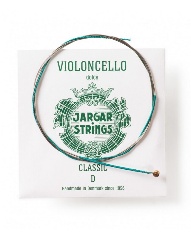 Jargar Strings Violoncello String, Classic D, Green Ball Single