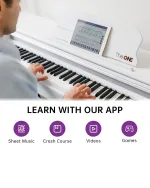 The ONE PLAY Smart Piano White
