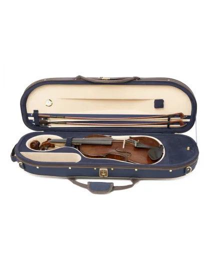 Violin Light Case Babylon Series 4/4 Oblong Shape And With 5 Contrasting Nice Velvet CSV073