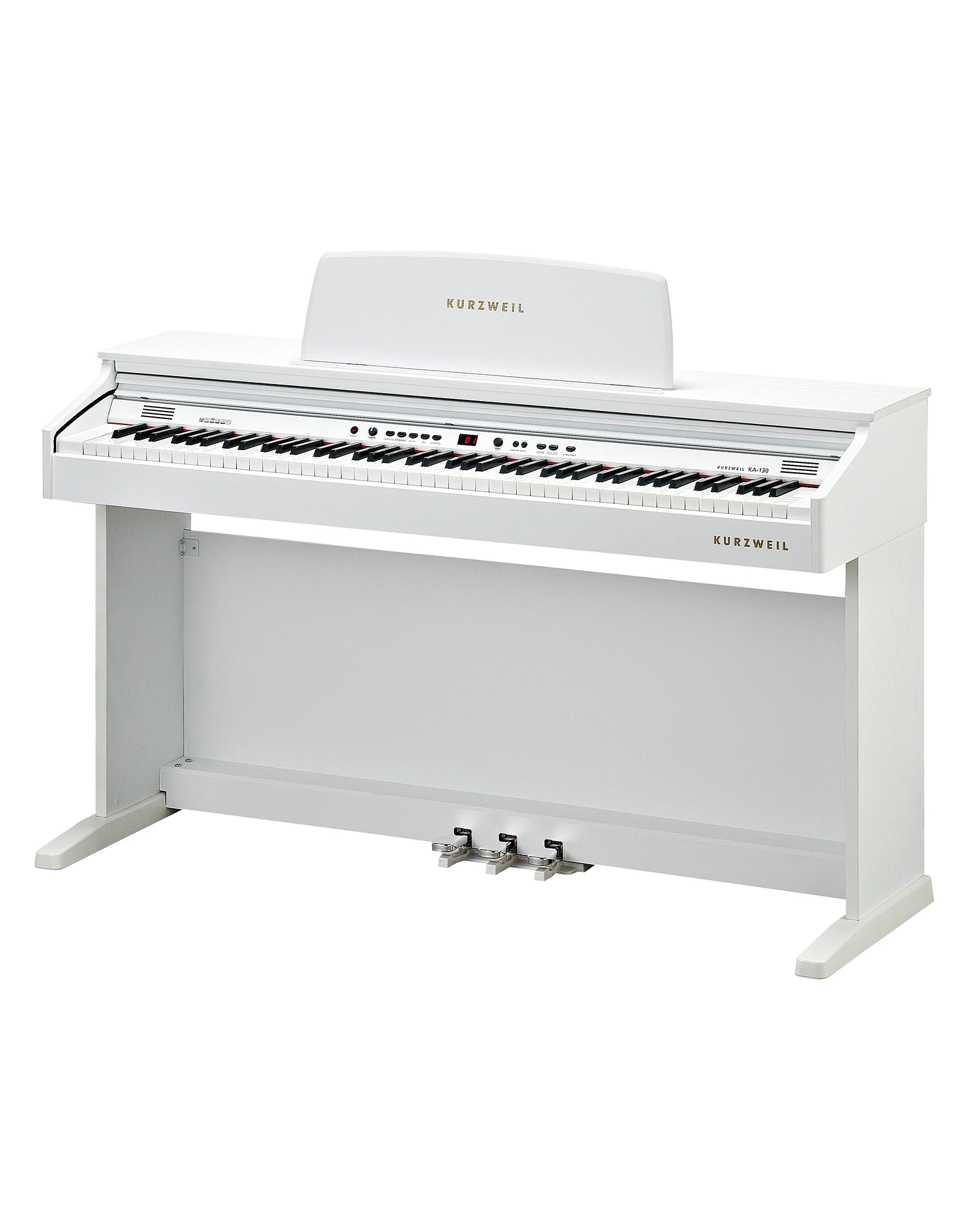 kurzweil ka130 White 01 KURZWEIL KA130 WH: Digital Piano (White)
