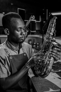 Nicholas Mukisa Kitata, woodwind technician